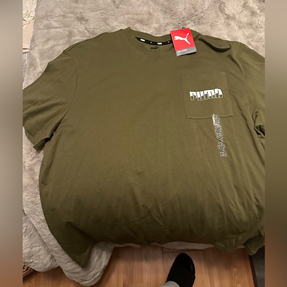 NWT PUMA MENS XL POCKET SHORT SLEEVE T-SHIRT - Picture 5 of 5